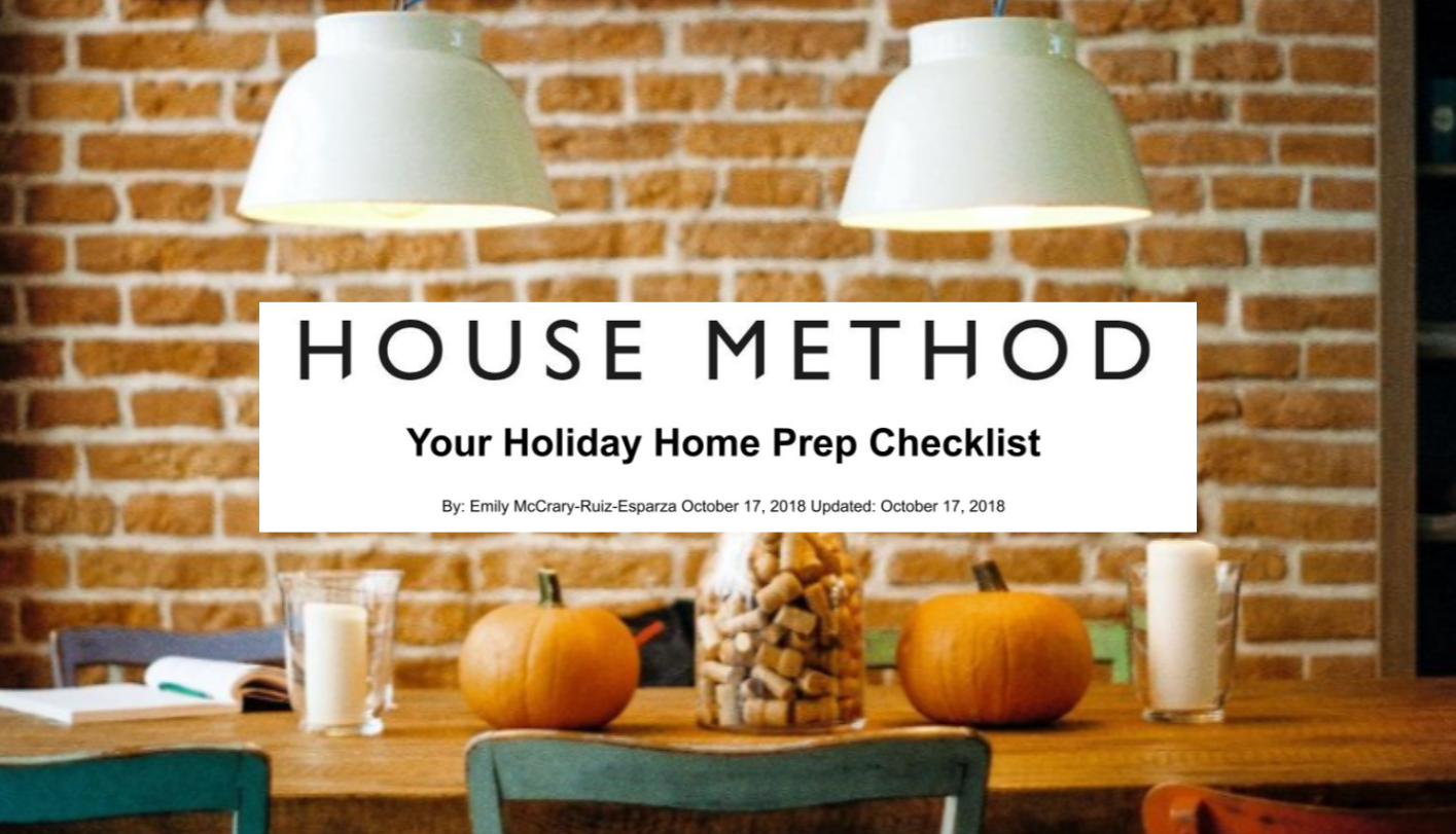 House Method Holiday Tips