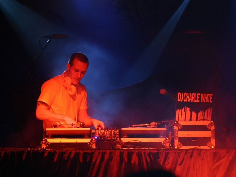 DJ Charlie White performing